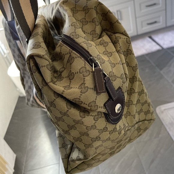 Authentic Gucci canvas travel bag - Picture 5 of 7